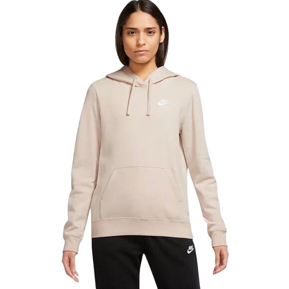 Nike Tops - Nike Sportswear Club Fleece Women's Pullover Hoodie SANDDRIFT NWT PLUS SIZE 2X